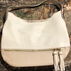 Cream two tone David Jones shoulder bag